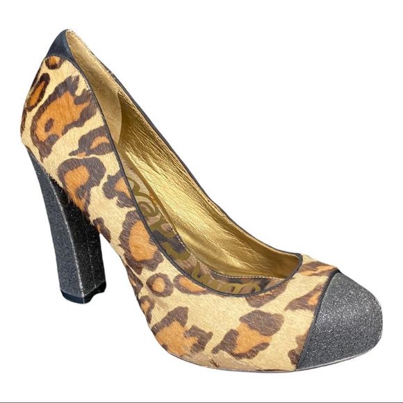 Sam Edelman Frances Pumps with Glitter Toe & Heel | Size 6 - Picture 3 of 8